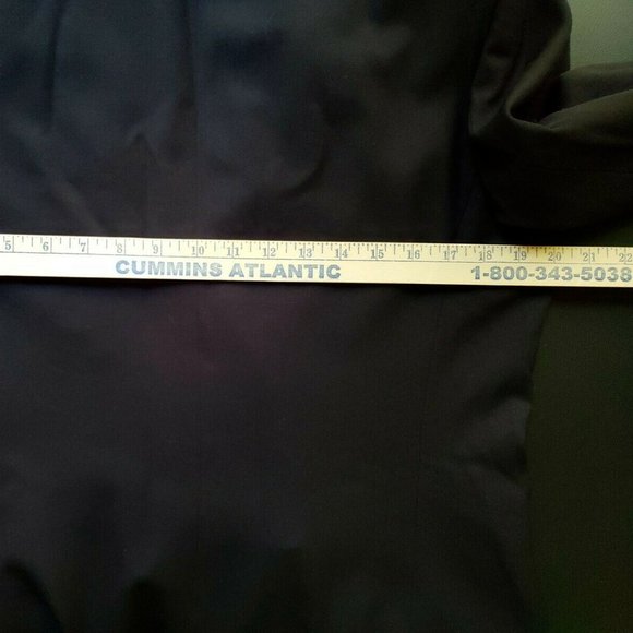 Liz Claiborne Collection USA Made Double Breasted Black Wool Blazer 10 - Picture 8 of 11